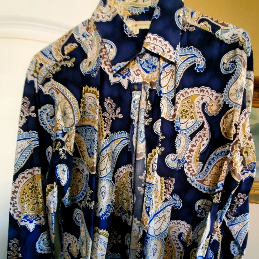 Joseph about paisley shirt, XL
